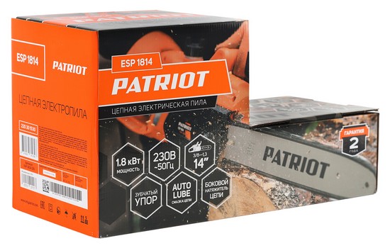 Пила цепная электрическая PATRIOT ESP 1814