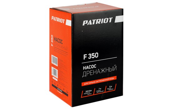 Насос дренажный Patriot F 350