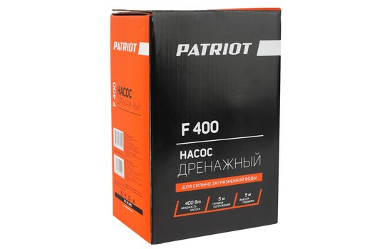 Насос дренажный Patriot F 400